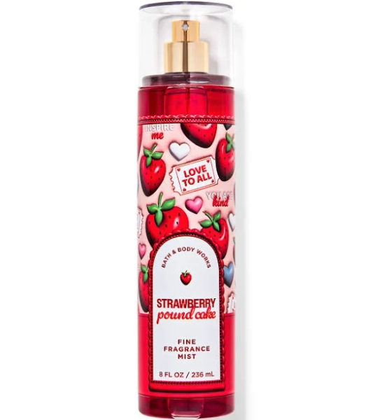 Bath & Body Works Strawberry Pound Cake Fine Fragrance Mist