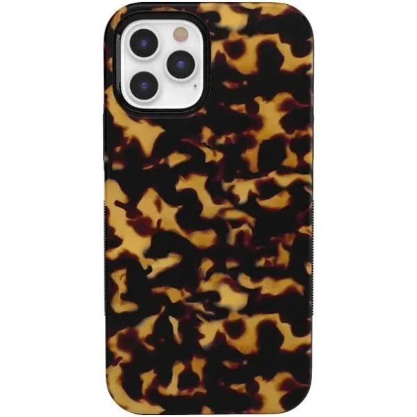 Casely iPhone 12 Pro Compatible with MagSafe Shell Shocked Tortoise Print Case