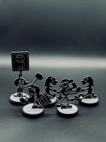 Mr. Game & Watch Resin Figurine: Special Attacks, Nintendo Collectible
