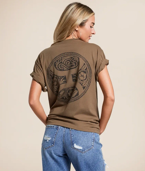 Small Brown Concho T-Shirt