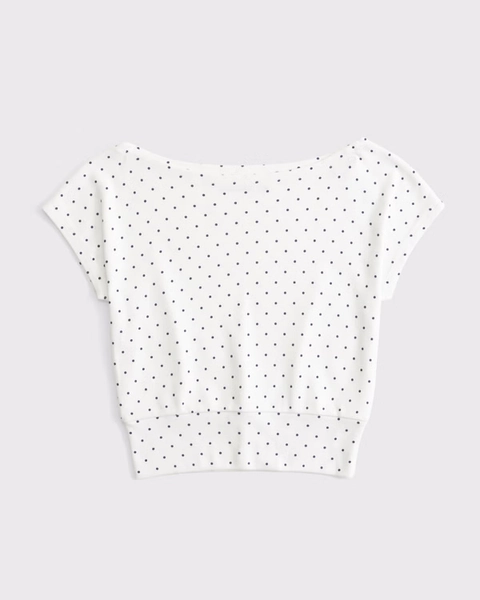 off-the-shoulder tee