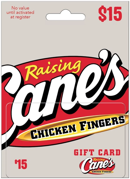 Raising Cane's $15 Gift Card - Walmart.com