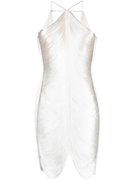 Cult Gaia robe frangée Mara à dos-nu | M