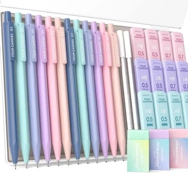 Four Candies Mechanical Pencils Set