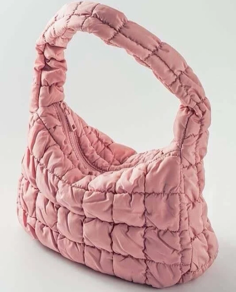 Quilted Puffer Shoulder Bag