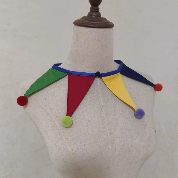 Colorful collar clown costumes  bow tie Jabot cosplay accessories Versatile performance Dress up Halloween Fake collars - AliExpress 