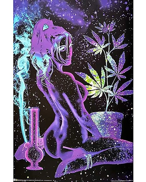 Daveed Benito High Space Blacklight Poster - 36" x 24"