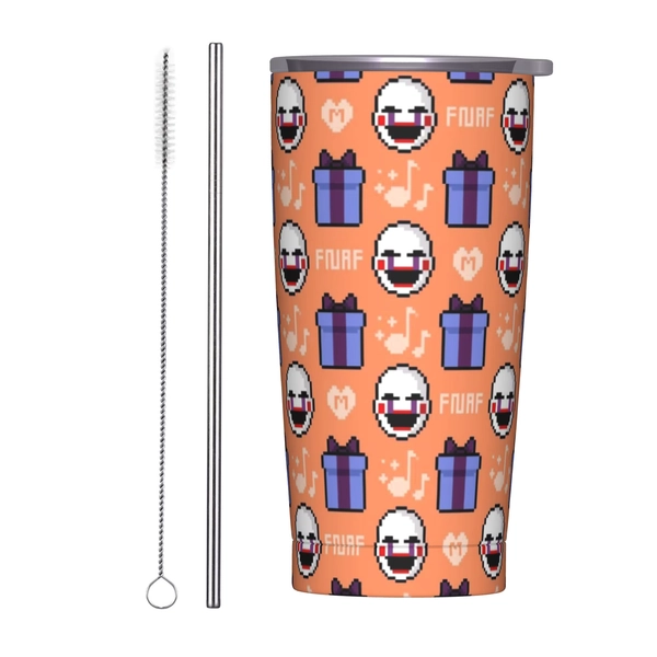 The Puppet Fnaf Horror Game Bonnie Tumbler 20oz Stainless Steel Double Wall Vacuum Insulated  Mug With Straw - AliExpress 15