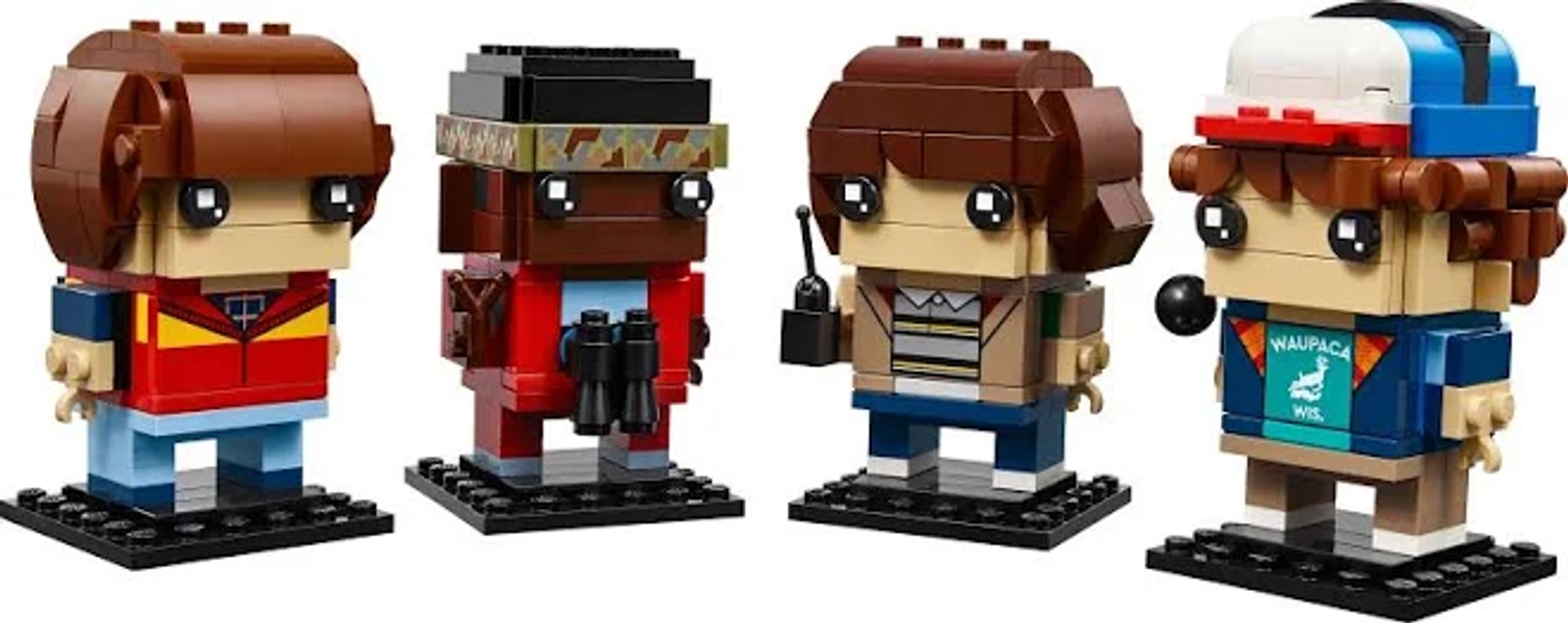 Lego Stranger Things Mike, Dustin, Lucas and Will Figures