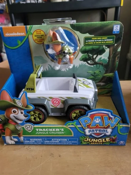 Paw Patrol Tracker's Jungle Cruiser Vehicle with Figure