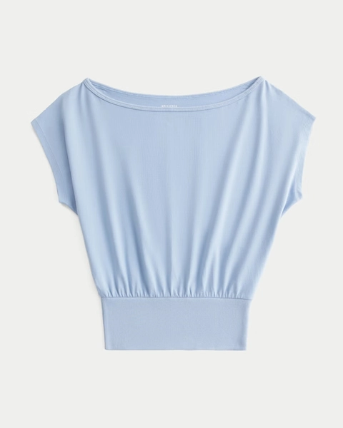 Banded Off-the-Shoulder Top