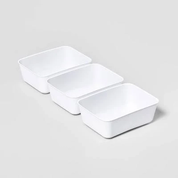 Brightroom Medium Storage Trays Daydream Green