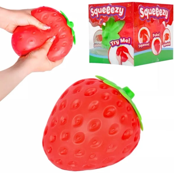 Sunny Days Squeeezy Strawberry Jumbo Squishy Stress Ball