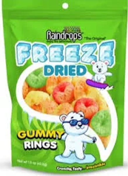 Raindrops Freeze Dried Gummy Rings