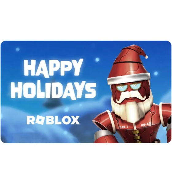 Roblox eGift Card Happy Holidays Santa Digital