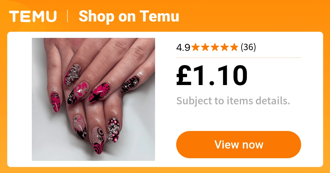 24pcs almond shaped press nails retro   style - Temu United Kingdom