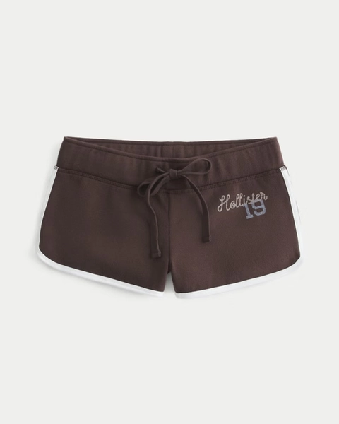 Logo Graphic Fleece Shortie Shorts