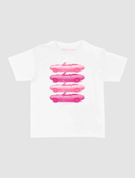 backseat driver baby tee - XS