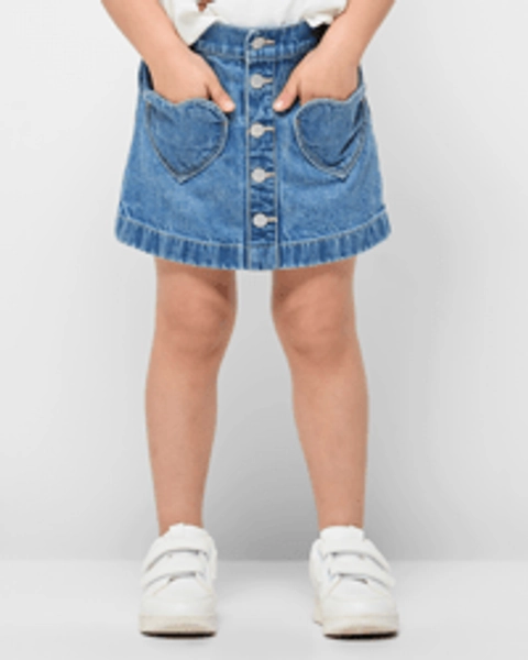Denim Skort