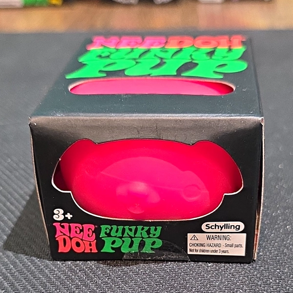 Schylling NeeDoh Funky Pup Pink Squeeze Toy Ages 3+ 2021 MPN 26065HY