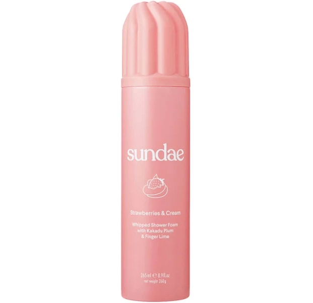 Sundae Strawberries & Cream Whipped Shower Foam