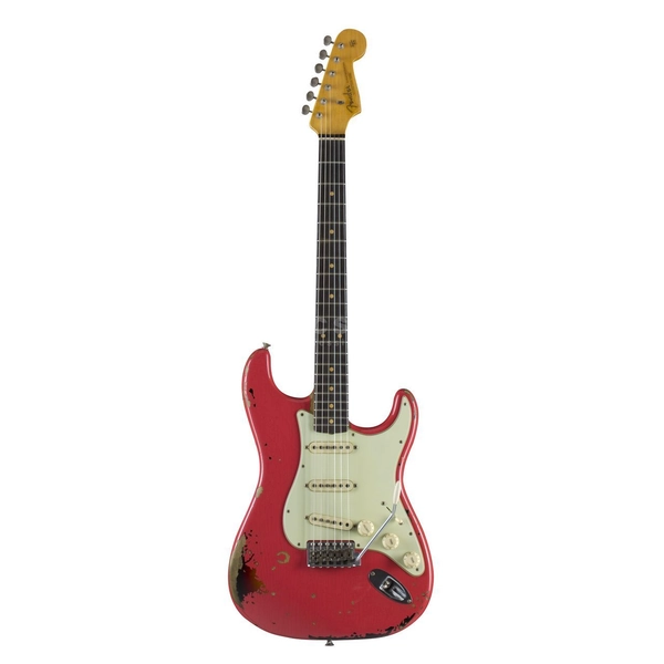 Fender Michael Landau 1963 Relic Stratocaster Fiesta Red over 3-Color Sunburst