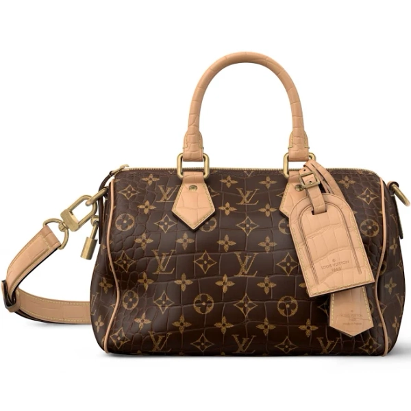 Louis Vuitton Speedy P9 25 Crocodilien Mat