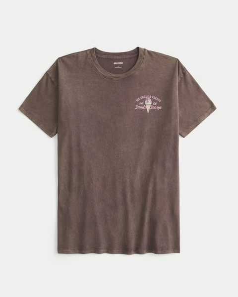 Oversized Sundae Scoop Graphic Tee