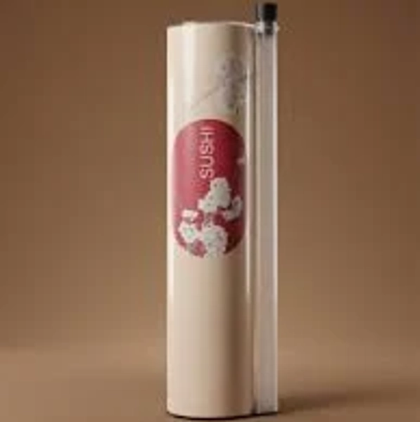 120 Sushi Push Pop - Use Integrated Sauce Stick to Push Up Your Roll - Fun No-Mess Portable Container
