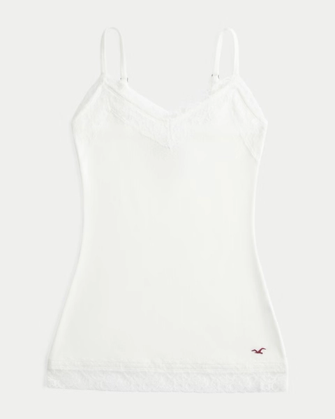 Lace Trim Layering Cami