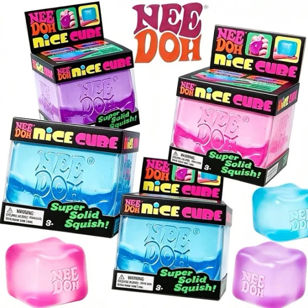2026 Needoh Soft and Glutinous Sensory Stress-relief Toy Cube Filled with Gel Stretchable Ball Soft