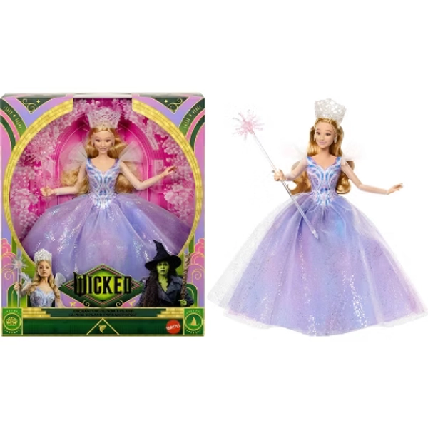 Universal Pictures’ Wicked: For Good Deluxe Glinda Doll with Movie-Inspired Outfit & 3 Accessories