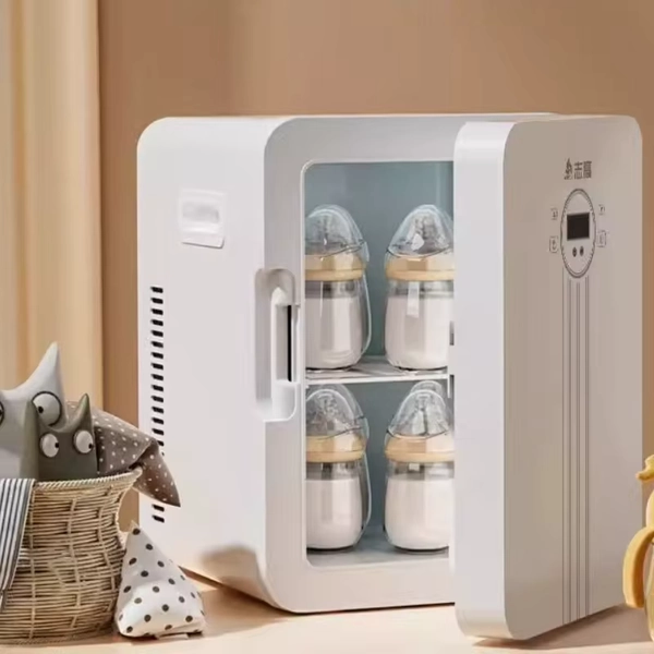 Dual-Mode 22L Mini Fridge Car/House Milk Cooler Compact Silent Refrigerator for Dorms Portable Freezer with Fashion Design - AliExpress 6