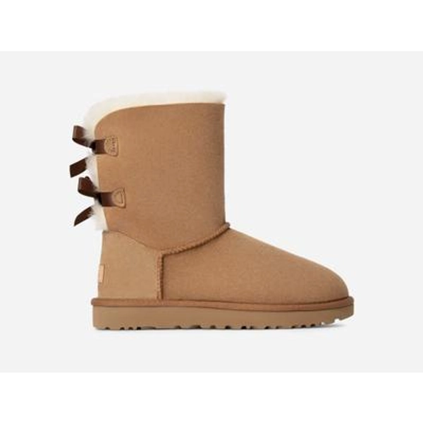 UGG® Women's Bailey Bow II Water-Resistant Boots in Brown/, Size 10