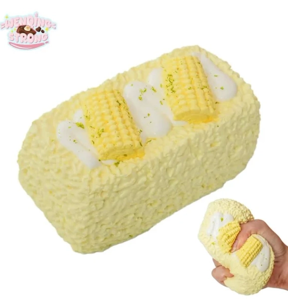 [WenQing Taba Squishy] Handmade taba squishies/corn rice balls squishy toys, fidget toys for adults, decompression venting toy, taba squishy, ​​251g,
