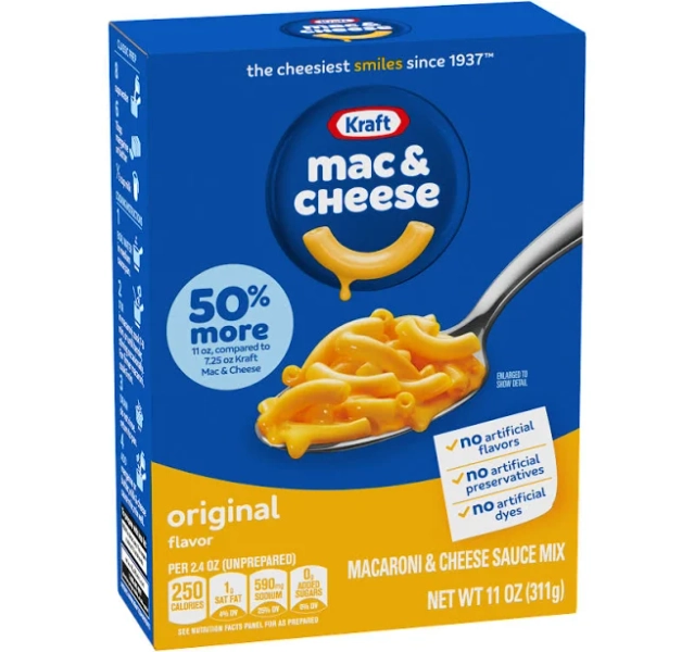Kraft Original Macaroni Cheese Dinner