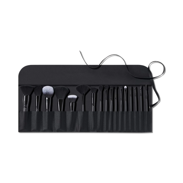 17-Piece Ultimate Makeup Brush Set & Travel Roll