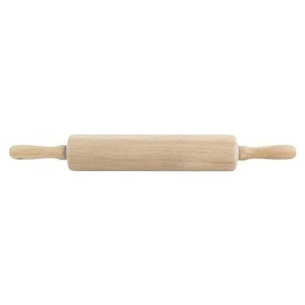 GoodCook Ready Wood Rolling Pin Multicolor Handled Roller for Baking & Food Prep