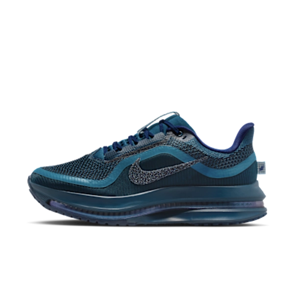 Nike Pegasus Premium With Swarovski® Crystals Women's Road Running Shoes - Blue Force/Blue Void/Metallic Silver/Blue Void - Size 5