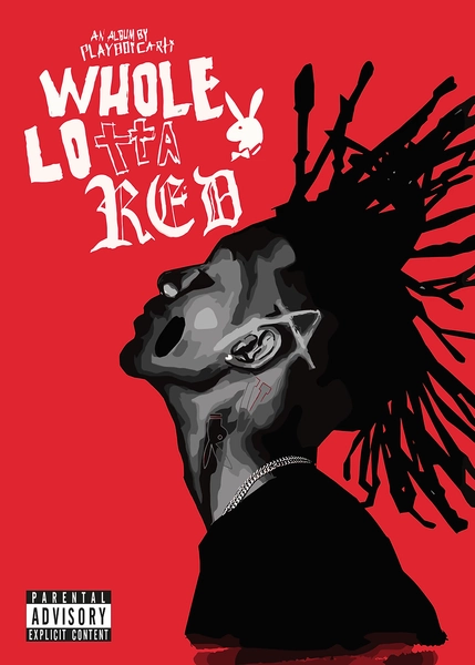 'Playboi Carti Rapper' Poster, picture, metal print, paint by Sigvard | Displate
