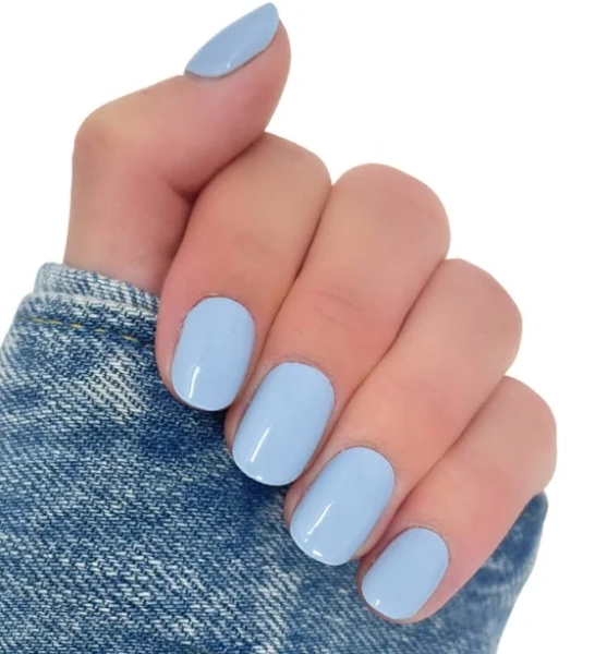 Something Blue Semi-Cured Gel Nail Strips