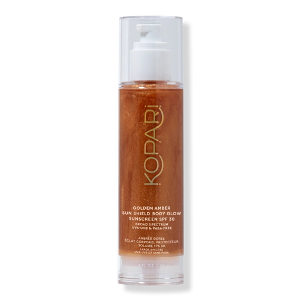 Golden Amber Sun Shield Body Glow Sunscreen SPF 30