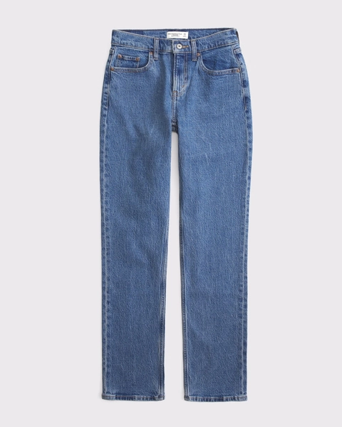 Mid Rise 90s Straight Jean