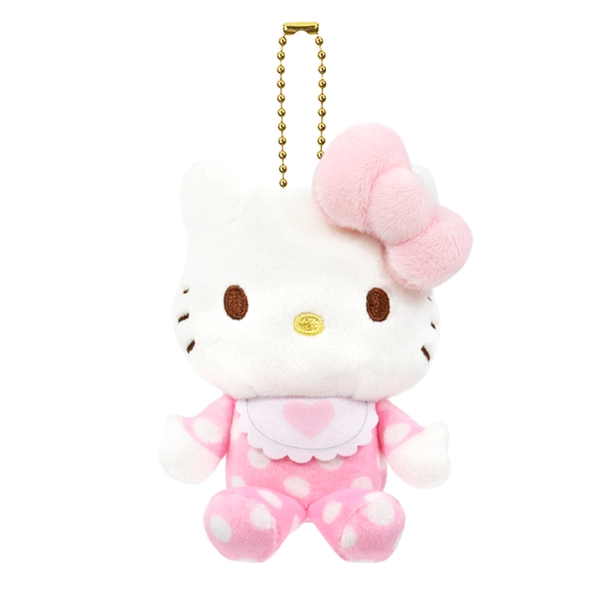 Buy Sanrio Hello Kitty Styles Baby Bib Pink Anniversary Plush Mascot Keychain at ARTBOX