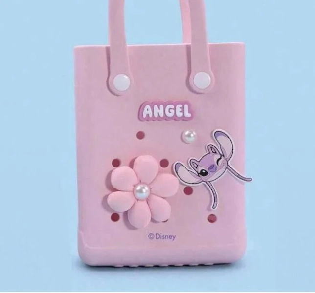 Miniso Disney Stitch Mini Hollow Handbag,Adorable Stitch Character Pattern,Compact & Lightweight Structure, Perfect For Daily Casual Use, Shopping,