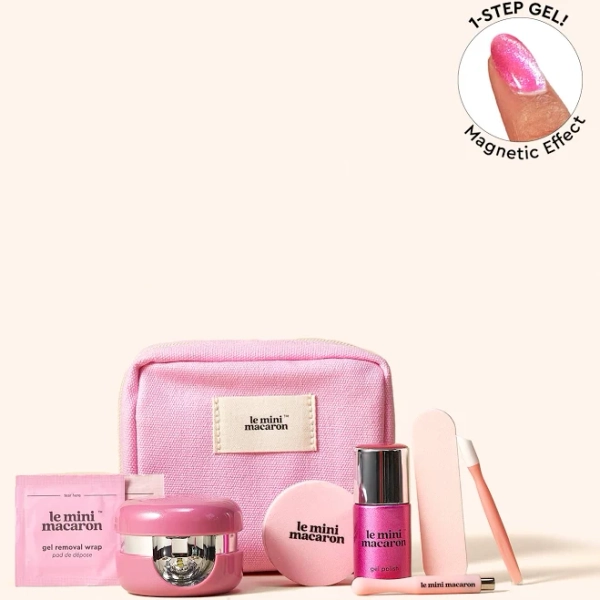 Le Mini Macaron Velvet Cat Eye Manicure Kit