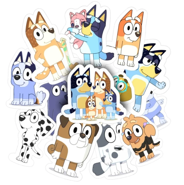 Bluey | vinyl sticker pack | Bingo | Water bottle, laptop, notebook sticker | Waterproof sticker