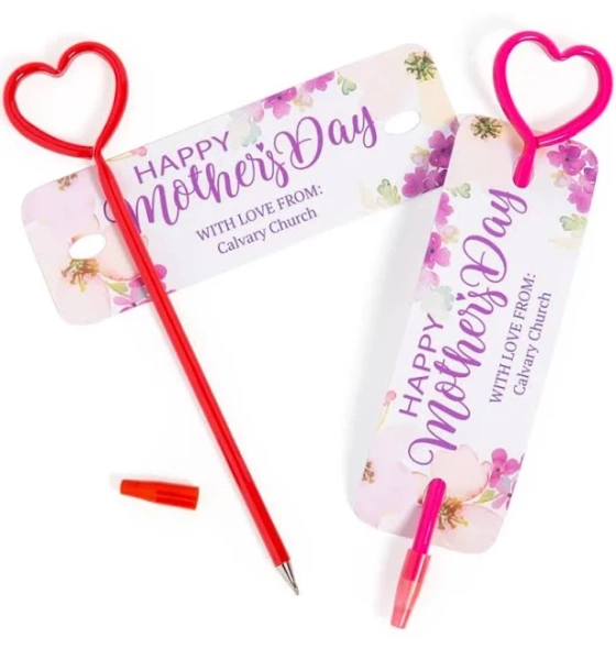 Fun Express Personalized Happy Mother's Day Cards with Heart Pen