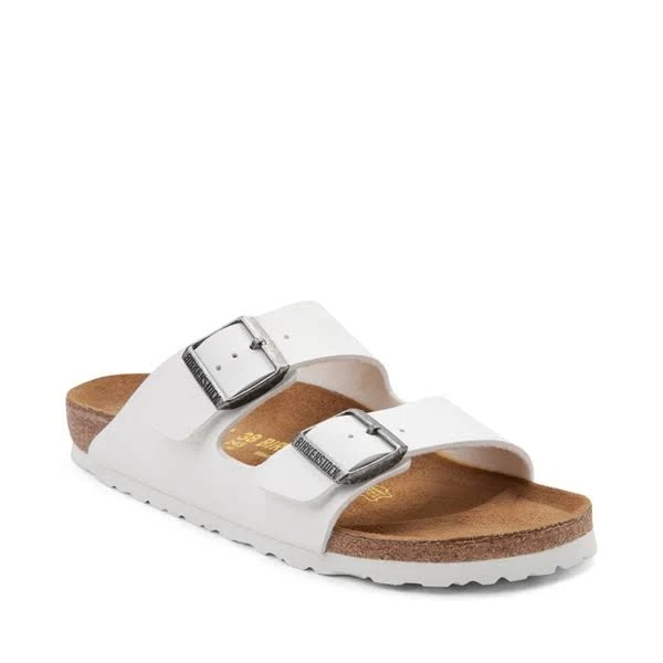 Womens Birkenstock Arizona Slide Sandal - White - Size 42/US 11-11.5N