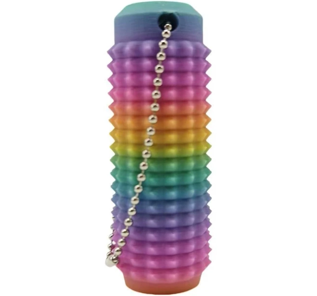 3D Printed Screw Rotating Toys Stress Relief Sensory Toys Pyramid Passthrough Sculpture Spiral Cone Fidget Toys for Kids Adult